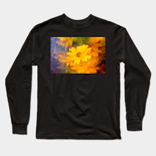 Copy of Yellow flower photographed through prism Long Sleeve T-Shirt